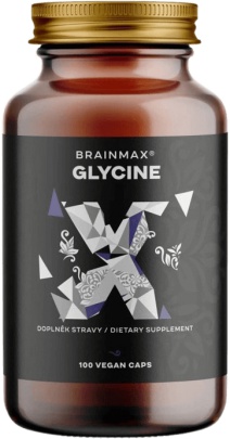 BrainMax Glycin 975 mg 100 rostlinných kapsúl