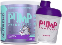Nutrend Pump 225 g + šejkr Pump 300 ml ZADARMO