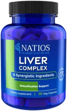 Natios Liver Complex Komplex 6 složek na játra 90 veganských kapsúl