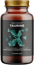 BrainMax Taurine taurin 825 mg 90 rostlinných kapsúl