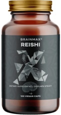 BrainMax Reishi extrakt 50 % polysacharidů a 20 % beta-1,3/1,6 D-glukanů, 500 mg 100 rostlinných kapsúl