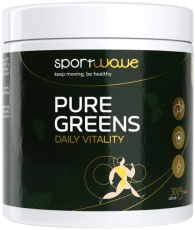 SportWave PURE GREENS DAILY VITALITY 300 g - citron/ limetka VÝPREDAJ 31.1.2026