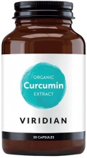 Viridian Curcumin Organic Extract 250mg 30 kapsúl