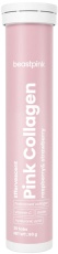 BeastPink Šumivý Pink Collagen 20 šumivých tablet - jahoda/ malina