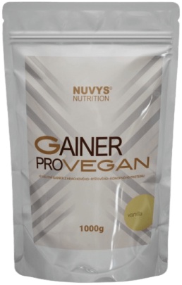 Nuvys Nutrition (Still Mass) GAINER PRO VEGAN 1000 g - biela čokoláda VÝPREDAJ (POŠK.OBAL)