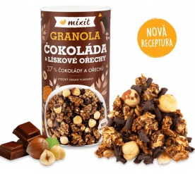 Mixit Granola z pece Čokoláda a lieskové orechy 570 g