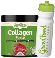 GreenFood Collagen forte 180 g + Láhev ZADARMO