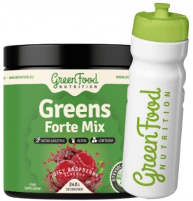 GreenFood Greens Forte Mix 240 g + Láhev ZADARMO