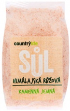 Country Life Himalájská soľ ružová jemná - 1000g VÝPREDAJ (POŠK. OBAL)