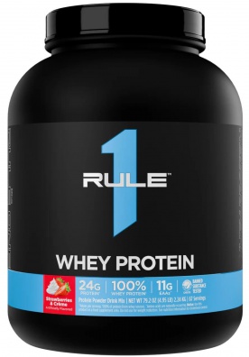 Rule 1 Whey Protein 2240 g - Strawberries and Creme