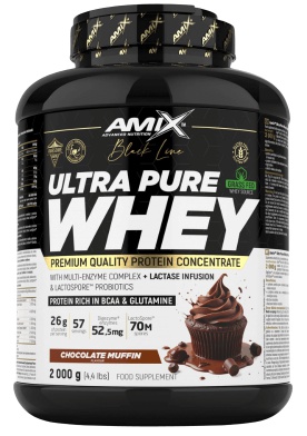 Amix Black Line Ultra Pure Whey Protein 2000 g + Amix Fitness Bag ZADARMO