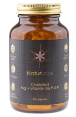 NaturLabs Chelated Mg + Vitamin B6 P-5-P 90 kapslí