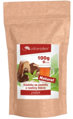 Zdravý den Sladidlo Stévie Prášek 30 g