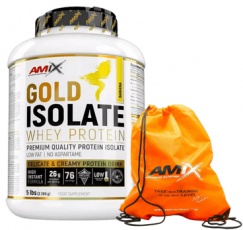 Amix Gold Whey Protein Isolate 2280 g + Amix Fitness Bag ZADARMO