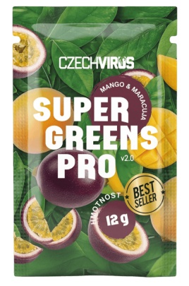 Czech Virus Super Greens PRO V2.0 12 g - jablečný fresh