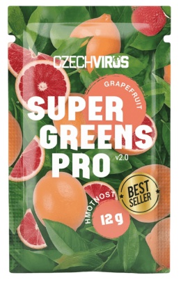 Czech Virus Super Greens PRO V2.0 12 g - jablečný fresh