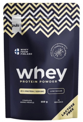 Puls Nutrition Whey Protein Lactose Free 550 g