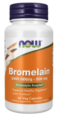 Now Foods Bromelain 2400 GDU 500 mg