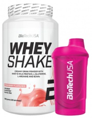 BioTechUSA Whey Shake 1000 g + Šejkr Wave 600 ml ZADARMO