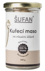 Šufan Kuřecí Maso Ve Vlastní Šťávě 240 g