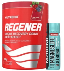 Nutrend Regener 450 g + Nutrend Magneslife Strong 60 ml ZADARMO