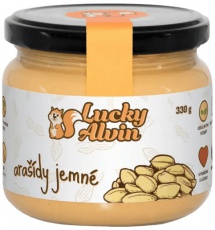 Lucky Alvin Arašidový krém 330 g - jemný VÝPREDAJ 15.6.2026