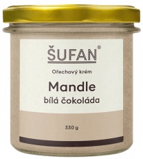 Šufan mandle-biela čokoláda maslo 330 g PREŠLA DMT 30.4.2026