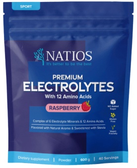 Natios Premium Electrolytes With 12 Amino Acids 600 g