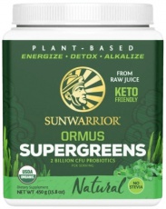 Sunwarrior Ormus Super Greens 225g - natural PREŠLA DMT 5.2.2026