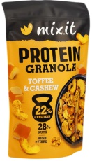 Mixit Protein Granola 350 g - Toffee a kešu VÝPREDAJ (POŠK.OBAL)