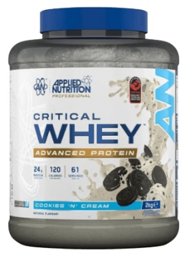 Applied Nutrition Critical Whey 2000 g + Creatine Monohydrate 250 g ZADARMO.
