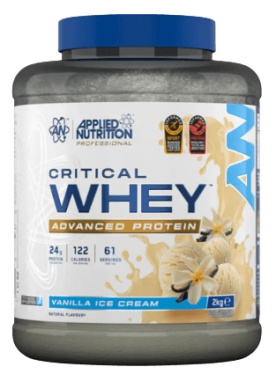 Applied Nutrition Critical Whey 2000 g + Creatine Monohydrate 250 g ZADARMO.