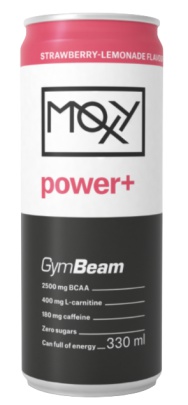GymBeam MOXY Power+ Energetický Nápoj 330 ml