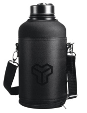 GymBeam Strix Ocelová Láhev Nomad 1800 ml - černá