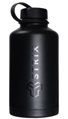 GymBeam Strix Ocelová Láhev Nomad 1800 ml - černá