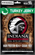 Indiana Jerky sušené mäso 90 g – morčacie PREŠLA DMT 4.2026