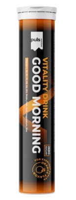 Puls Nutrition Vitality Drink Good Morning 20 šumivých tablet - pomeranč
