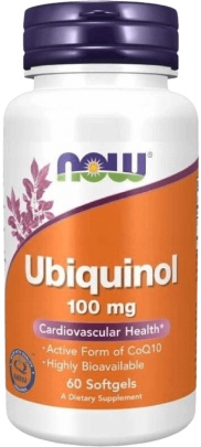 Now Foods Ubiquinol 100 mg 60 kapsúl