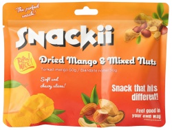 Rawnice Snackii Sušené Mango s Ořechy