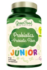 GreenFood Junior Probiotika S Prebiotickou Vlákninou 90 kapslí