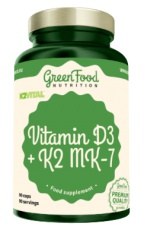 GreenFood Vitamin D3 + Vitamin K2VITAL®DELTA 90 kapslí