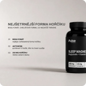 Pulse Performance Sleep Magnesium Bisglycinate 60 kapslí
