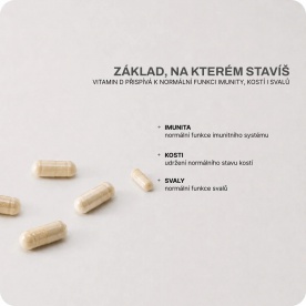 Pulse Performance Vitamin D3+K2 MK-7 60 kapslí