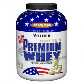 Weider Premium Whey Protein 2300 g - čokoláda/nugát