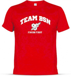 BSN Team T-Shirt Red-Finish First