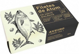 Aveiro Filety z tuňáka v olivovém oleji BIO 120g
