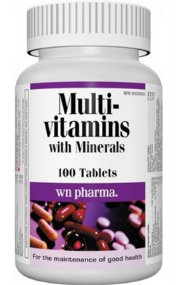 Webber Naturals Multi Vitamin s minerály 100 tablet PROŠLÉ DMT