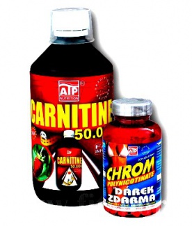 Carnitine 50.000 + Chromium ZDARMA - pink grep