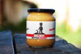 BigBoy Arašídový krém ( Peanut Butter) 550g - smooth