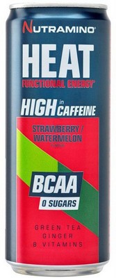Nutramino HEAT BCAA 330 ml - jahoda/vodní meloun